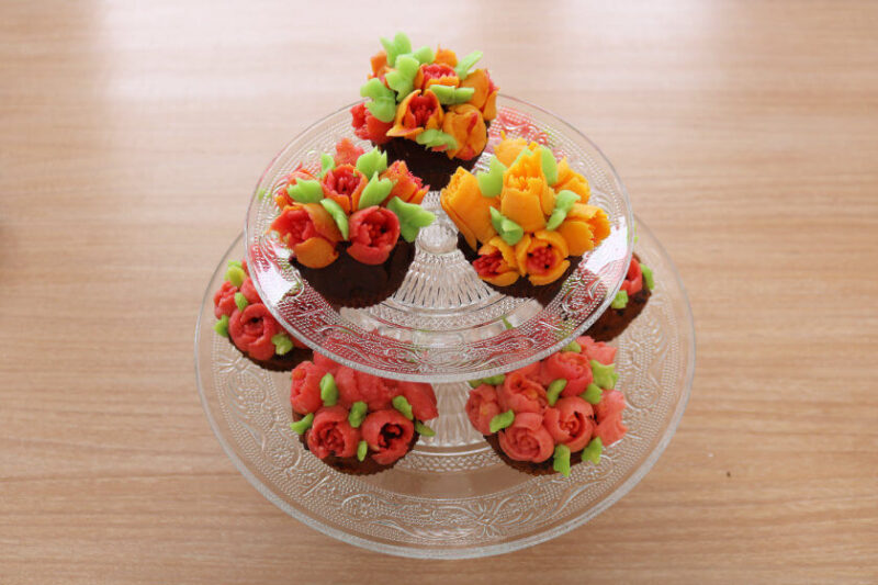 Frühlings-Cupcakes