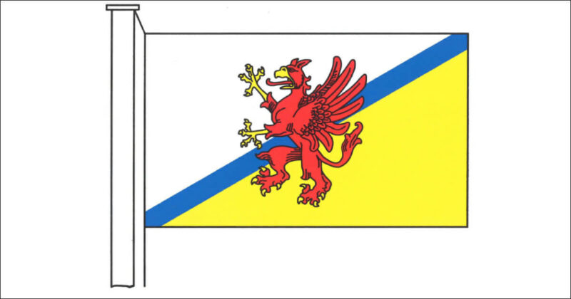 Flagge des Landkreises Vorpommern-Greifswald