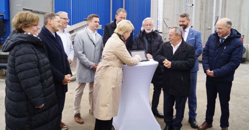 Eröffnung des Zentrums für Bioenergieerzeugung und -aufbereitung im Industriegebiet der Stadt Torgelow