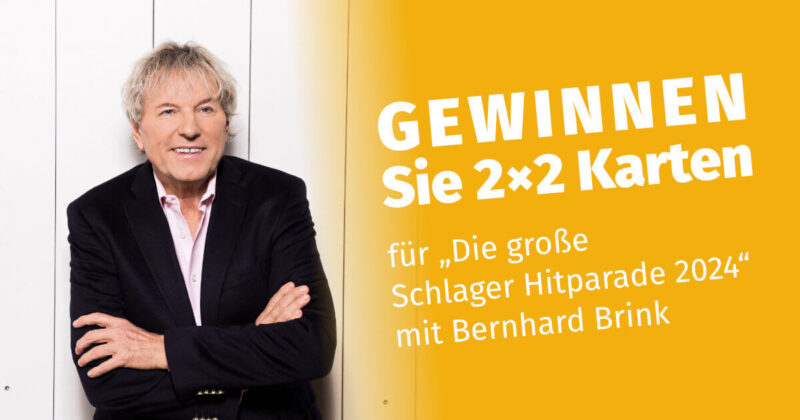 Bernhard Brink präsentiert „Die große Schlager Hitparade 2024“