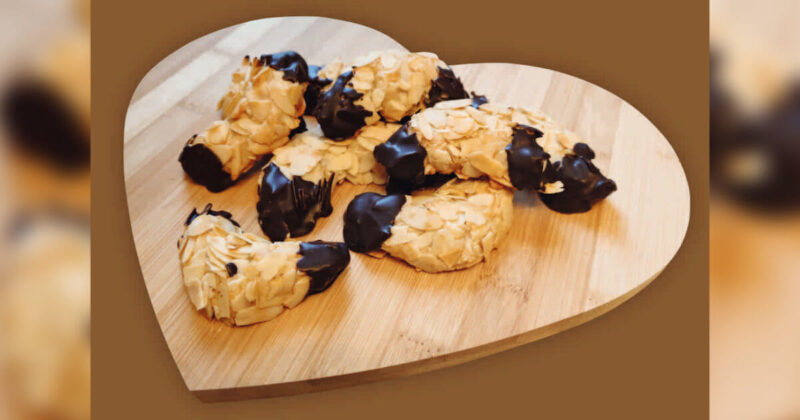 Himmlische Mandelhörnchen