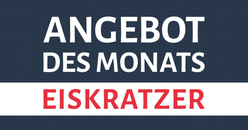 Angebot des Monats Januar 2026 – Eiskratzer